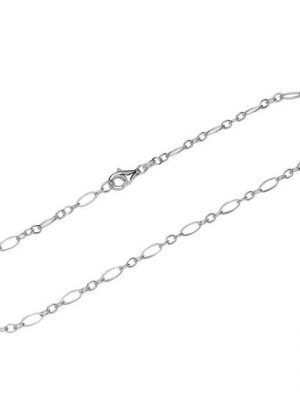 NKlaus Silberarmband "Armband 925 Sterling Silber 26cm Figaro Ankerkette" (1 Stück), Made in Germany