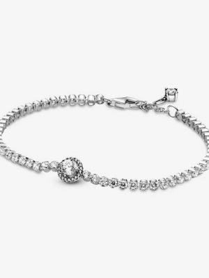 Pandora Armband "599416C01 Tennisarmband Damen Funkelnder Kranz Sterling-Silber 16 cm"