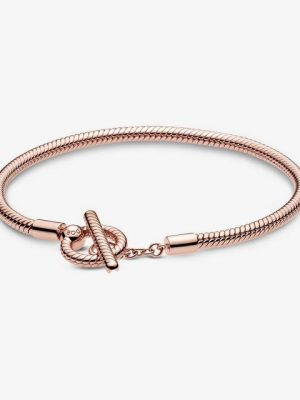 Pandora Armband "Rose 589087C00 Schlangen-Gliederarmband T-Verschluss 17 cm"