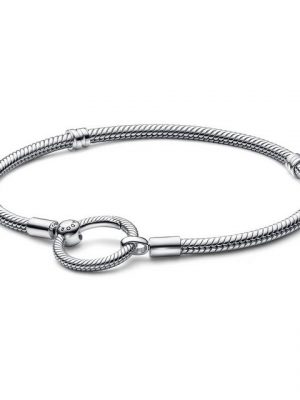 Pandora Perlenarmband "Pandora Armband O Clasp 592242C00-19 Silber"