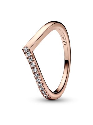 Pandora Ring - 52 925 Silber vergoldet, Zirkonia roségold