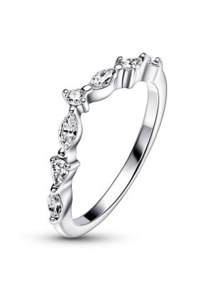 Pandora Ring - Wishbone - 192390C01 925 Silber, Zirkonia silber