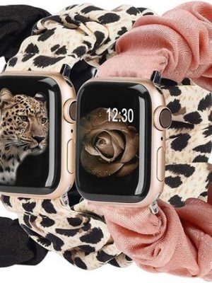 Resik Smartwatch-Armband "3 Packungen kompatibel mit Apple Watch Band Scrunchies"