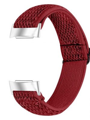 Resik Smartwatch-Armband "Nylon Einstellbar Elastisch Armband Kompatibel Mit Fitbit charge 5"