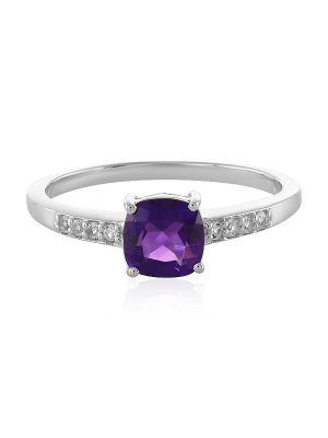 Sambia-Amethyst-Silberring