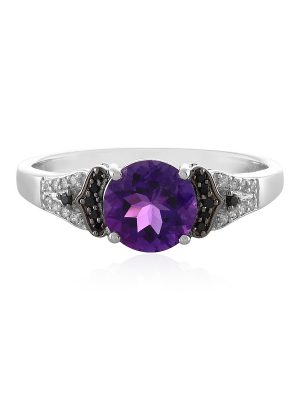 Sambia-Amethyst-Silberring