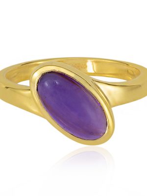 Sambia-Amethyst-Silberring (MONOSONO COLLECTION)