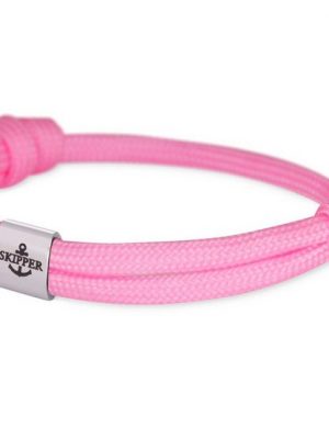 Skipper Armband "Skipper Armband Charm Knoten maritimes Armband Edelstahl Rosa 7857"