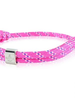 Skipper Armband "Skipper Armband Charm Knoten maritimes Armband Rosa/Blau/Grau 6785"