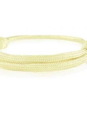 Skipper Armband "Skipper Armband Surferband Knoten maritimes Armband Nylon Beige 6748"