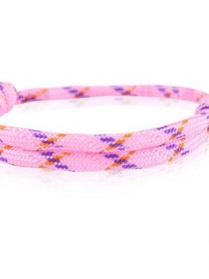 Skipper Armband "Skipper Armband Surferband Knoten maritimes Armband Nylon Rosa/Violett 6744"