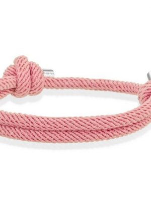 Skipper Armband "Skipper Armband Surferband Segelknoten maritimes Armband Nylon Rosa 8445"