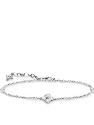 THOMAS SABO Armband "A1824-643 Armband Royalty Weiss Sterling-Silber 19 cm"