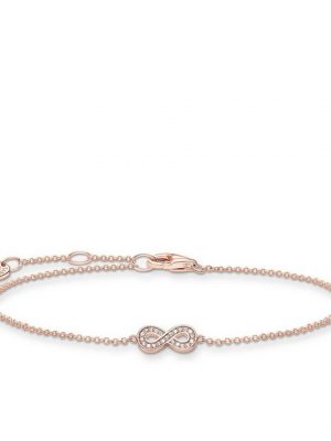 THOMAS SABO Armband "A2003-416-14 Armband Damen Infinity Roségold Vergoldet 19 cm"