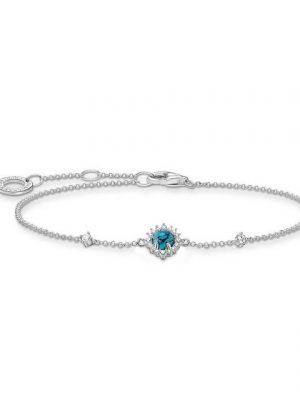 THOMAS SABO Armband "A2023-405-17 Armband Damen Türkiser Stein Sterling-Silber"