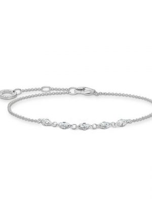 THOMAS SABO Armband "A2024-051-14 Armband Vintage Weiße Steine Silber"