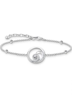 THOMAS SABO Armband "A2045-051-14 Armband Damen Welle mit Steinen Zirkonia Sterlingsilber"