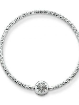 THOMAS SABO Armband "KA0001-001-12 Armband für Beads Sterling-Silber 17 cm"