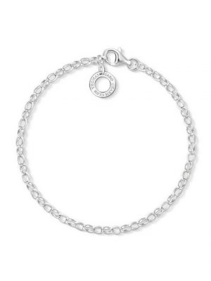 THOMAS SABO Armband "X0163-001-12-L Charm-Armband Classic Sterling-Silber 18,5 cm"