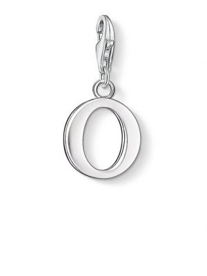 THOMAS SABO Charm-Einhänger "0189-001-12 Charm-Anhänger Buchstabe O Sterling-Silber"