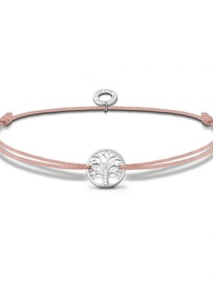 THOMAS SABO Perlenarmband "Thomas Sabo Armband LS125-401-19-L20V Silber, rosa Baum der Liebe"