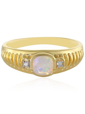 Welo-Opal-Silberring