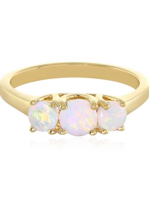 Welo-Opal-Silberring