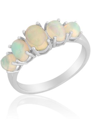 Welo-Opal-Silberring