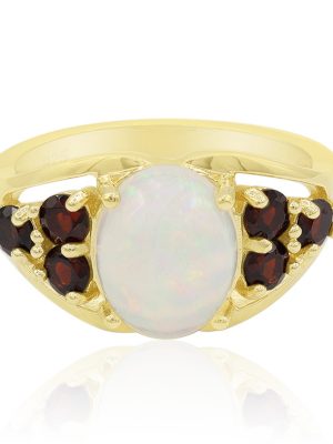 Welo-Opal-Silberring