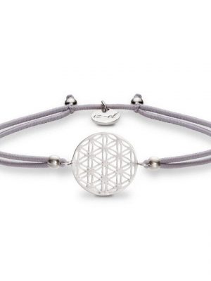 iz-el Armband "GROSSE LEBENSBLUME 925' Silber", 925 Sterling Silber