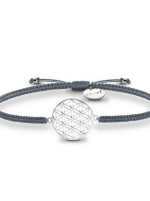 iz-el Armband "Handmade Lebensblume Armband geflochten G-Box", 925 Sterling Silber