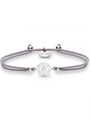 iz-el Armband "KLEINE LEBENSBLUME Twist 925 Silber", 925 Sterling Silber