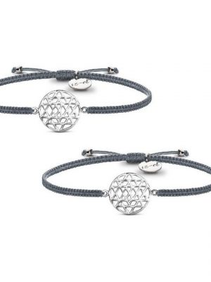 iz-el Armband "Mutter Tochter Armband SHRI YANTRA 925 Silber", 925 Sterling Silber