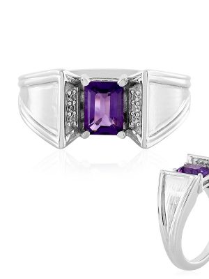 Marokkanischer Amethyst-Silberring