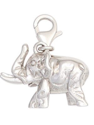 SIGO Einhänger Charm Elefant 925 Sterling Silber rhodiniert