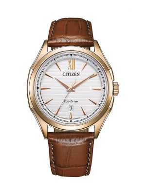 Citizen Herrenuhr Leder Eco Drive AW1753-10A