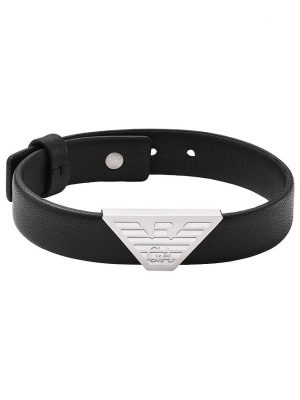 Emporio Armani Armband EGS2985040 Leder, Edelstahl