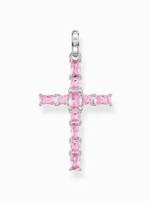 Thomas Sabo Anhänger - PE939-051-9 925 Silber, Zirkonia rosa