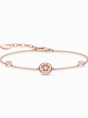 Thomas Sabo Armband - A1882-416-14-L19V 925 Silber vergoldet roségold