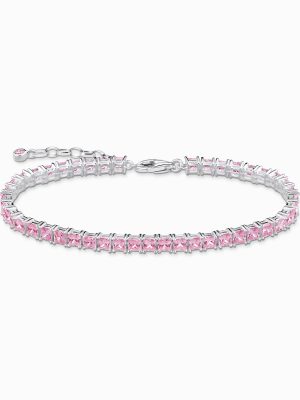 Thomas Sabo Armband - A2029-051-9-L19V 925 Silber, Zirkonia rosa