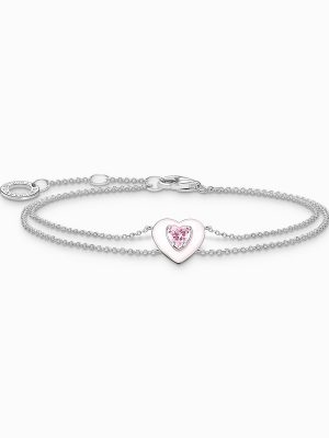 Thomas Sabo Armband - A2091-041-9-L19V 925 Silber rosa