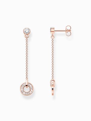 Thomas Sabo Ohrringe - H2063-416-14 925 Silber, Zirkonia roségold