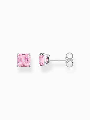 Thomas Sabo Ohrstecker - H2174-051-9 925 Silber, Zirkonia rosa