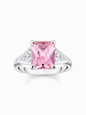 Thomas Sabo Ring - 52 925 Silber, Zirkonia rosa