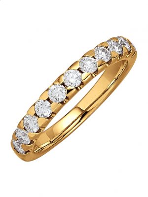 Damenring mit Brillanten in Gelbgold 585 Diemer Gelbgold