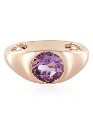 Lavendel-Amethyst-Silberring