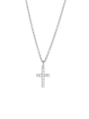 Maja Emulto Halskette - Sparkling Faith - EL00110.NE.RH 925 Silber, Zirkonia silber