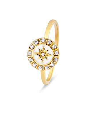 Maja Emulto Ring - 50 925 Silber vergoldet gold