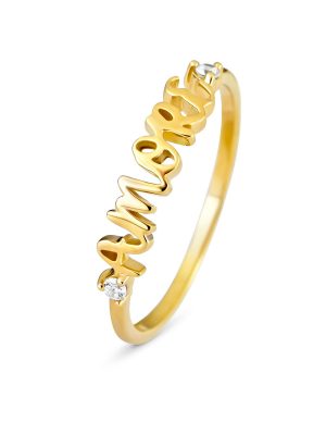 Maja Emulto Ring - 50 925 Silber vergoldet gold