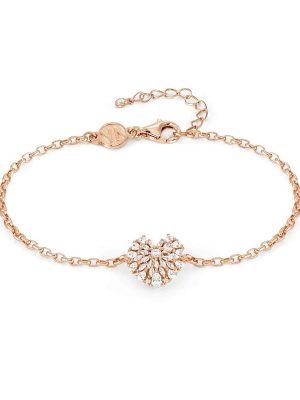 Nomination Armband - RAYOFLIGHT Rose Gold Heart - 240201/005 925 Silber vergoldet, Zirkonia roségold